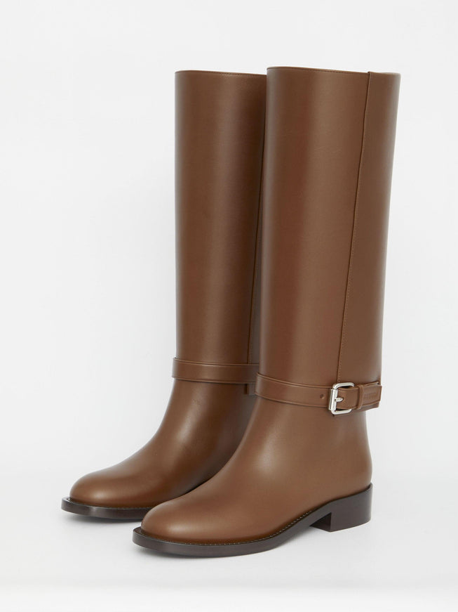 Burberry Leather Boots - Ellie Belle