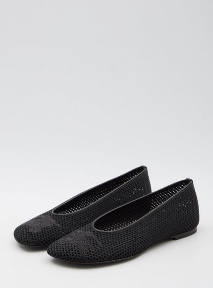 Burberry Mesh Fabric Ballerinas - Ellie Belle