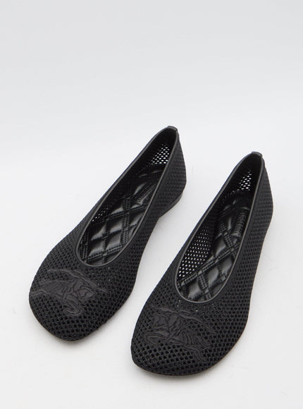 Burberry Mesh Fabric Ballerinas - Ellie Belle