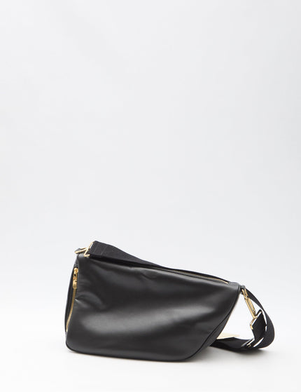 Burberry Messenger Shield Medium Bag Black - Ellie Belle