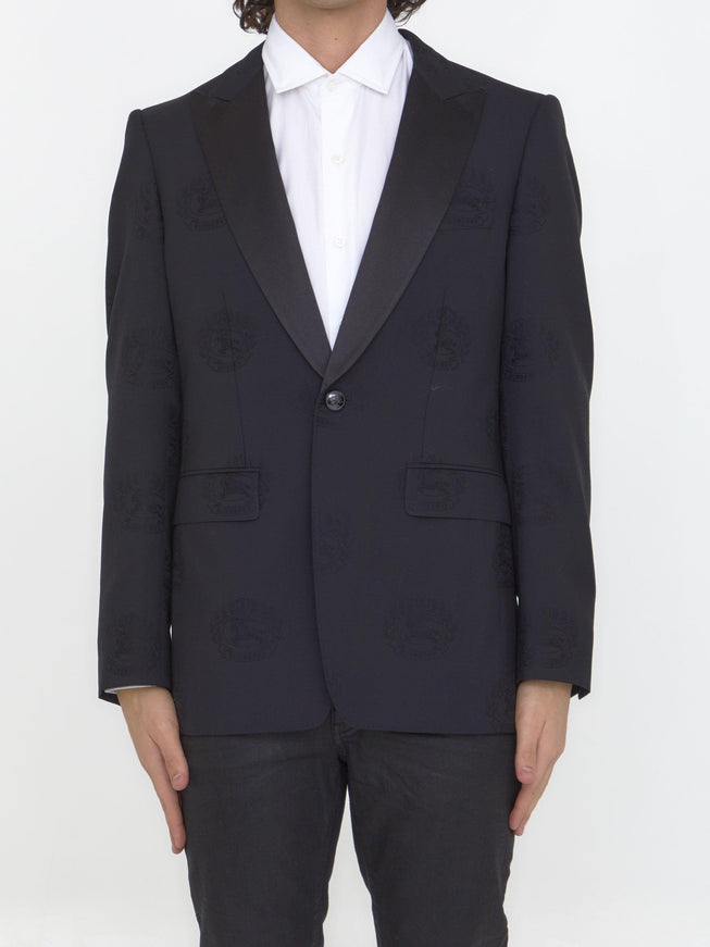 Burberry Oak Leaf Crest Tuxedo Jacket - Ellie Belle