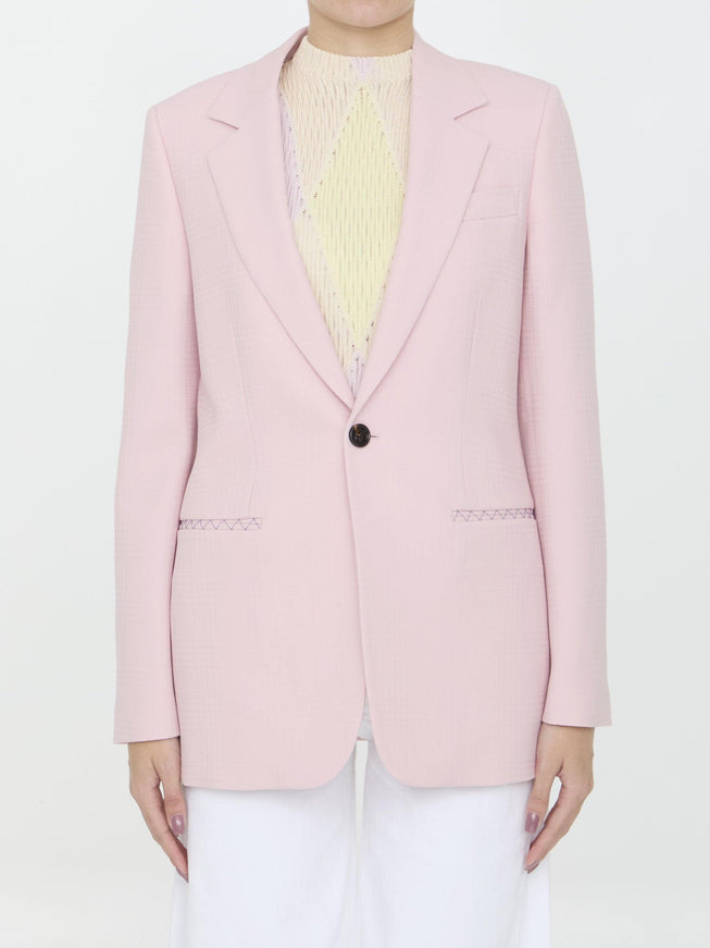 Burberry Tailored Jacket In Wool - Ellie Belle