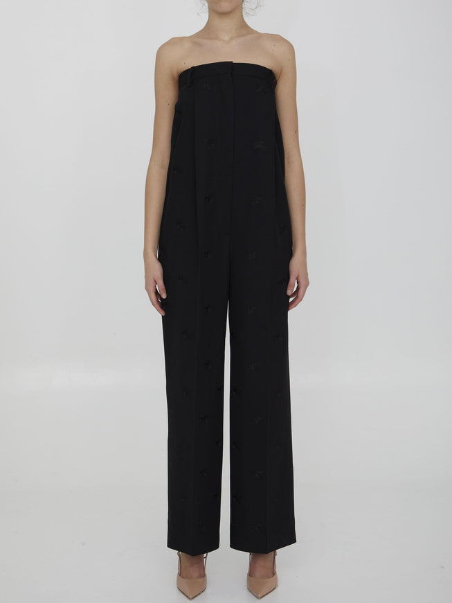 Burberry Tailored Wool Jumpsuit - Ellie Belle