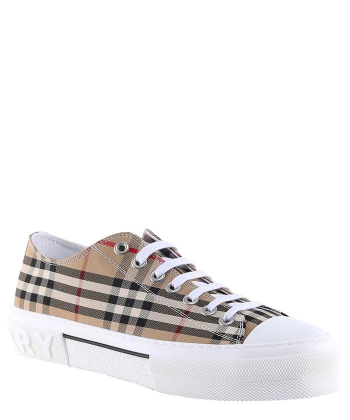 Burberry Vintage Check Canvas Sneakers - Ellie Belle