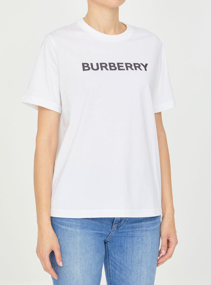 Burberry White T-shirt With Logo - Ellie Belle