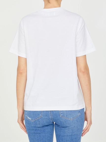 Burberry White T-shirt With Logo - Ellie Belle