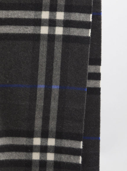 Burberry Wide Check Cashmere Scarf - Ellie Belle