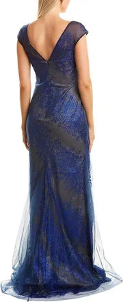 Rene Ruiz Collection Long Glitter Gown