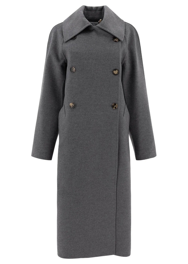 Loewe Double-breasted Wool-Cashmere Coat