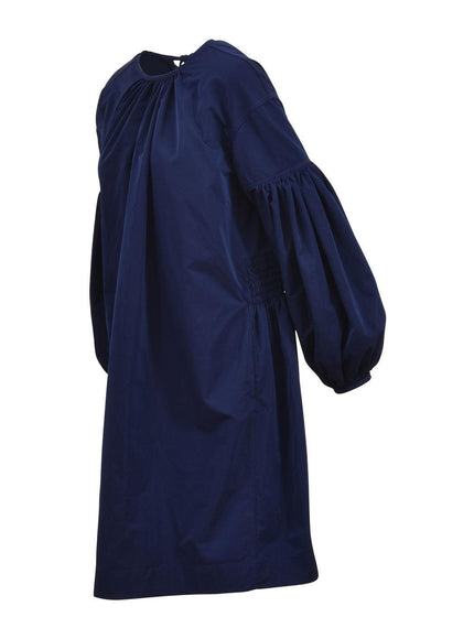 calvin klein blue lace dress Calvin Klein Flutter Sleeve A-line Lace Dress CD8L16KL Women's Dress : 8