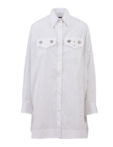 Calvin Klein 205w39nyc White Cotton Shirt - Ellie Belle