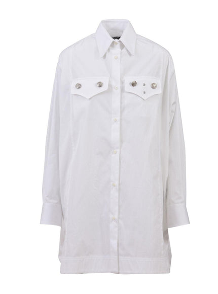 Calvin Klein 205w39nyc White Cotton Shirt - Ellie Belle