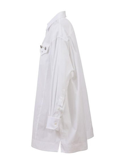 Calvin Klein 205w39nyc White Cotton Shirt - Ellie Belle