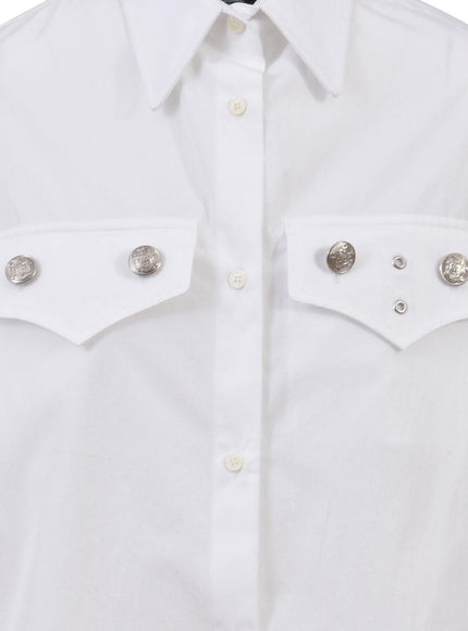 Calvin Klein 205w39nyc White Cotton Shirt - Ellie Belle