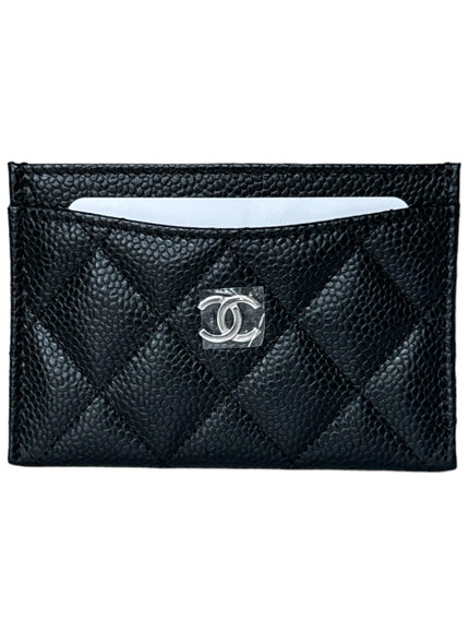 Chanel Caviar Quilted Card Holder Black - Ellie Belle