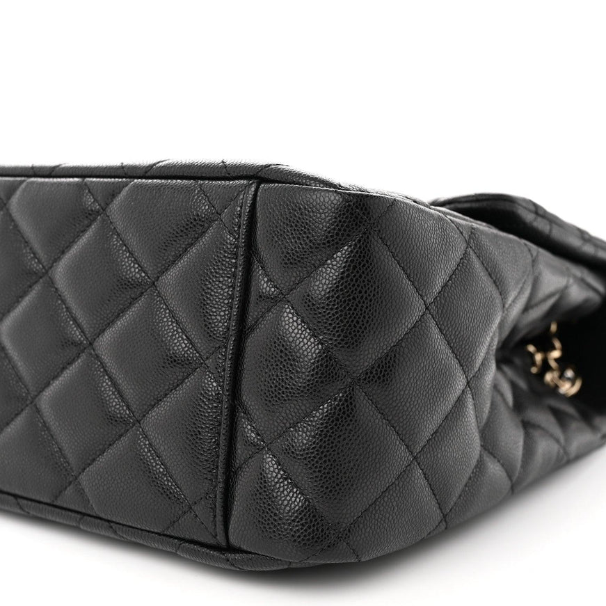 Chanel Caviar Quilted XXL Travel Flap Bag Black 2024 - Ellie Belle