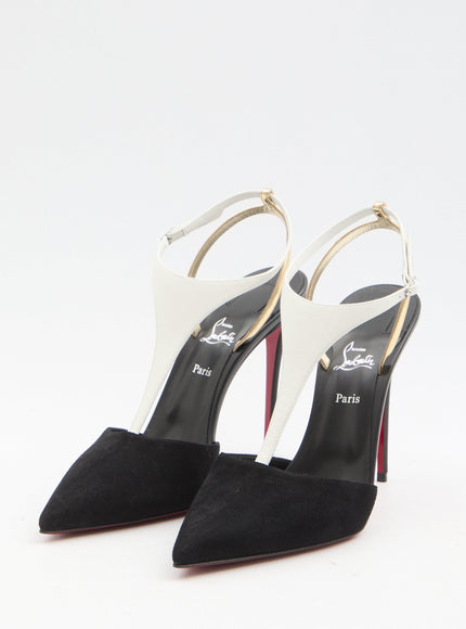 Christian Louboutin Athina Suede Pumps 100 - Ellie Belle