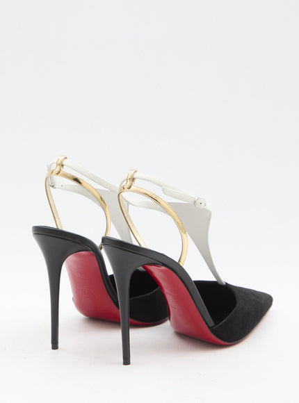 Christian Louboutin Athina Suede Pumps 100 - Ellie Belle