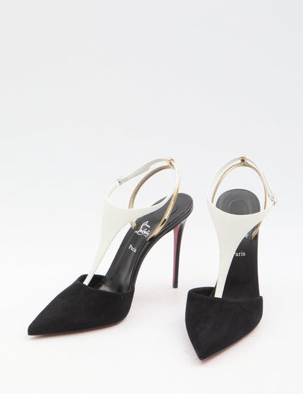 Christian Louboutin Athina Suede Pumps 100 - Ellie Belle