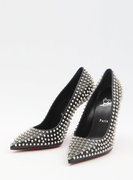 Christian Louboutin Condora Spikes Leather Pumps - Ellie Belle