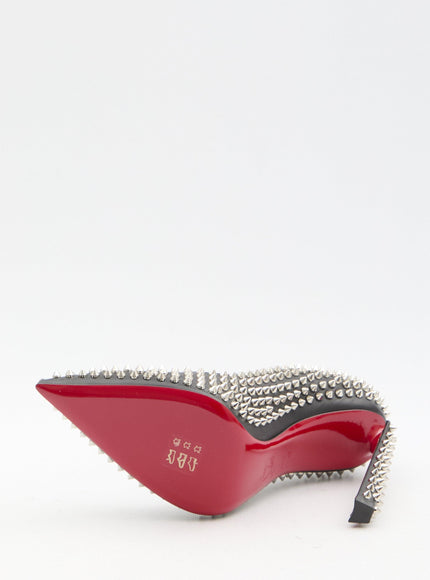 Christian Louboutin Condora Spikes Leather Pumps - Ellie Belle