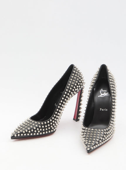 Christian Louboutin Condora Spikes Leather Pumps - Ellie Belle