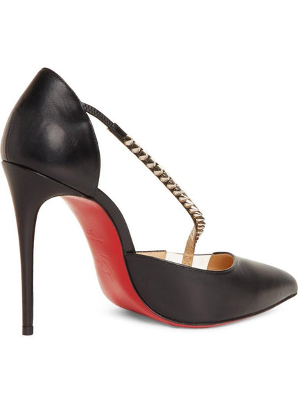 Christian Louboutin Spike Cross Strap Pump - Ellie Belle