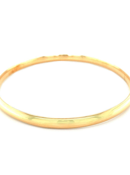 Classic Bangle in 14k Yellow Gold (5.0mm) - Ellie Belle