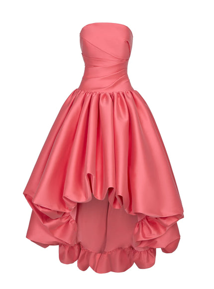 Anne Barge Consuelo Strapless Drop Waist Evening Gown