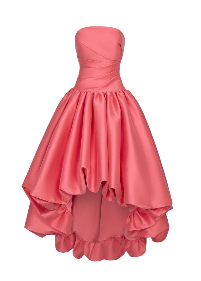 Anne Barge Consuelo Strapless Drop Waist Evening Gown