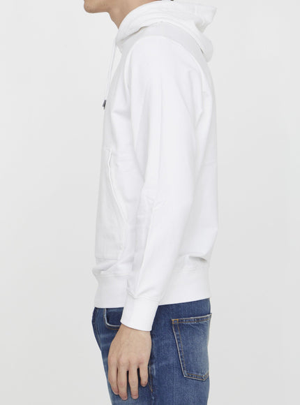 Cp Company White Cotton Hoodie - Ellie Belle