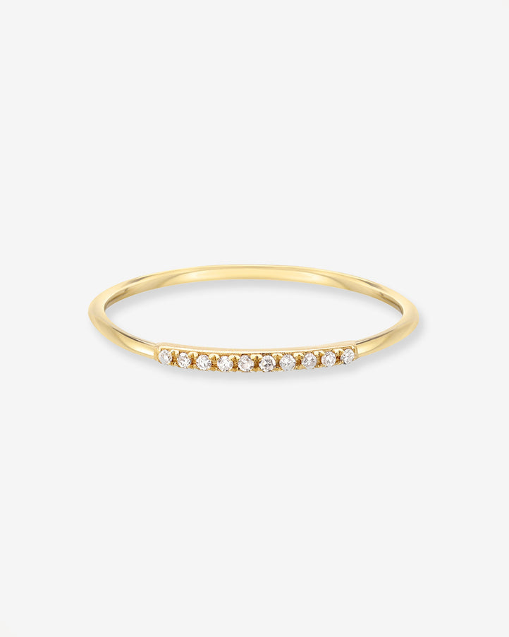 Zoe Lev Diamond Segment Ring
