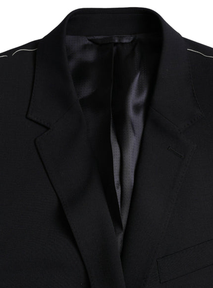 Dolce & Gabbana All Black Slim Fit Blazer - Ellie Belle