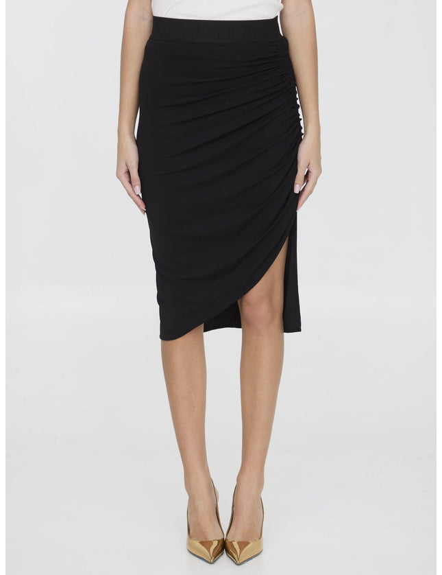 Dolce & Gabbana Asymmetrical Skirt In Jersey - Ellie Belle