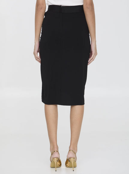 Dolce & Gabbana Asymmetrical Skirt In Jersey - Ellie Belle