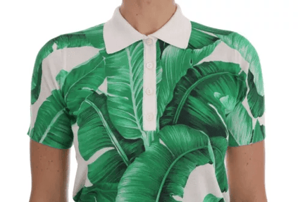 Dolce & Gabbana Banana Tree Print Silk Shirt - Ellie Belle