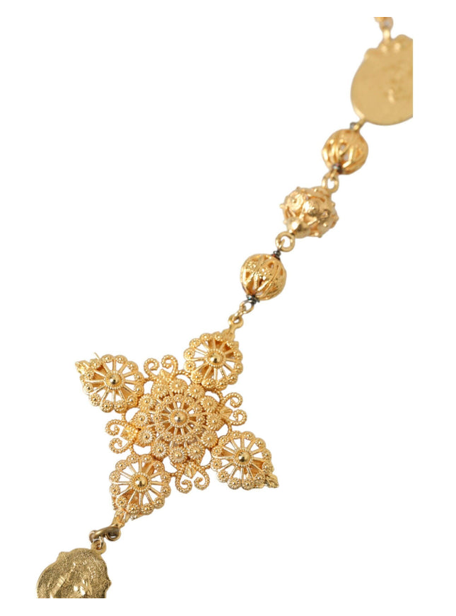 Dolce & Gabbana Beaded Statement Sicily Necklace - Ellie Belle