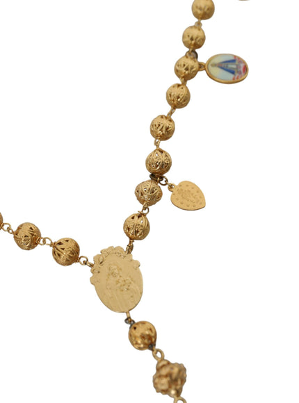 Dolce & Gabbana Beaded Statement Sicily Necklace - Ellie Belle