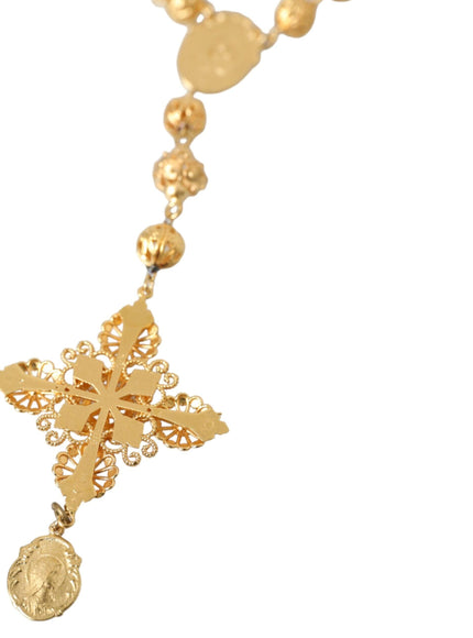 Dolce & Gabbana Beaded Statement Sicily Necklace - Ellie Belle