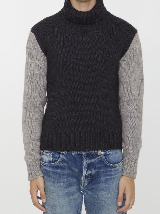 Dolce & Gabbana Bicolor Wool Jumper - Ellie Belle