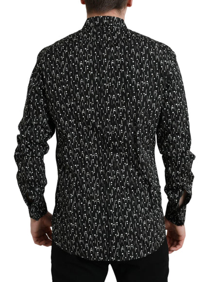 Dolce & Gabbana Black Floral Patterned Shirt - Ellie Belle