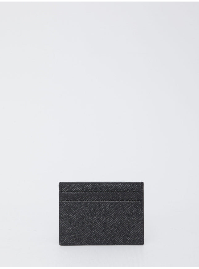 Dolce & Gabbana Black Leather Cardholder - Ellie Belle