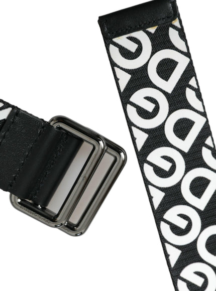 Dolce & Gabbana Black Logo Belt - Ellie Belle