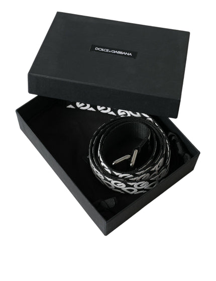 Dolce & Gabbana Black Logo Belt - Ellie Belle