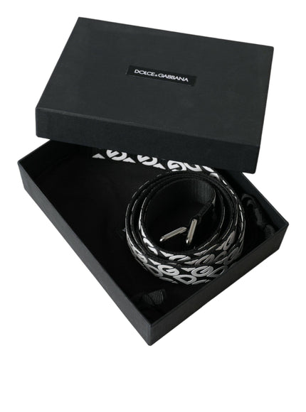 Dolce & Gabbana Black Logo Belt - Ellie Belle