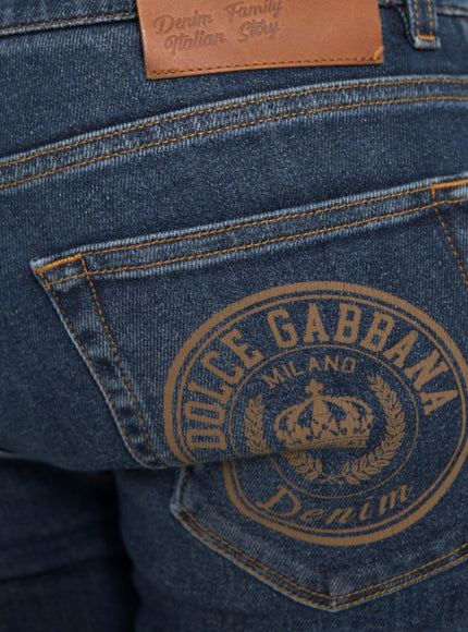 Dolce & Gabbana Blue Slim Fit Denim Jeans - Ellie Belle