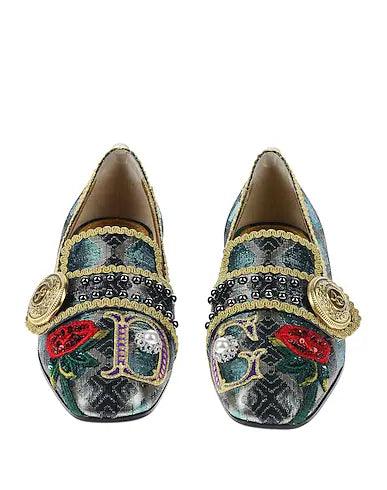Dolce & Gabbana Brocade Tassel Loafers - Ellie Belle