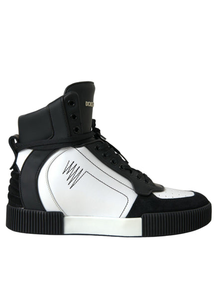 Dolce & Gabbana Calfskin Miami High Top Sneakers - Ellie Belle