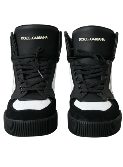 Dolce & Gabbana Calfskin Miami High Top Sneakers - Ellie Belle