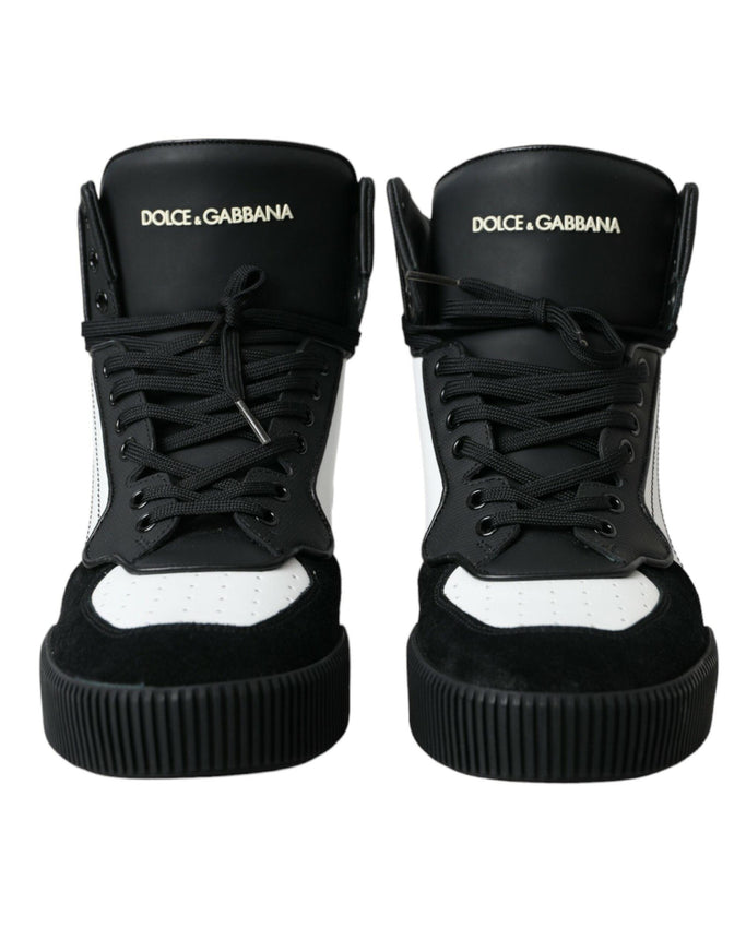 Dolce & Gabbana Calfskin Miami High Top Sneakers - Ellie Belle